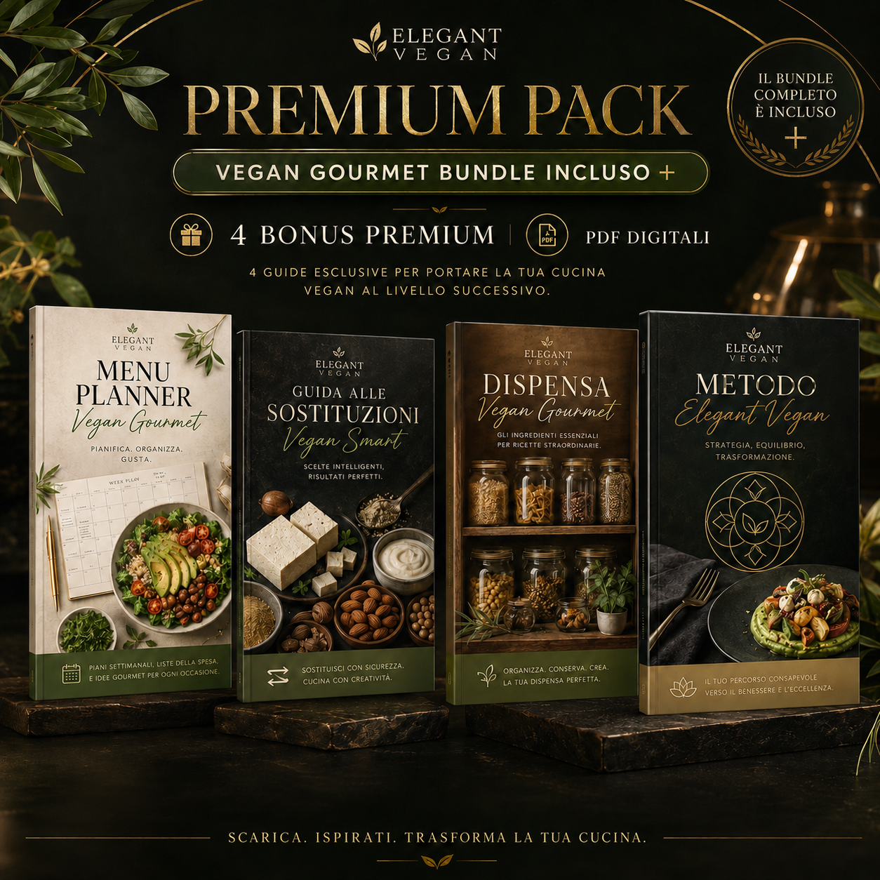 ELEGANT VEGAN – La Collezione Completa per Cucinare con Stile